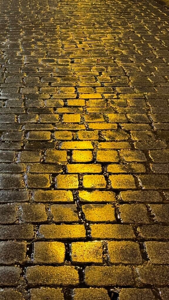Imminent Sale Doctrine wet cobblestones night Paris France