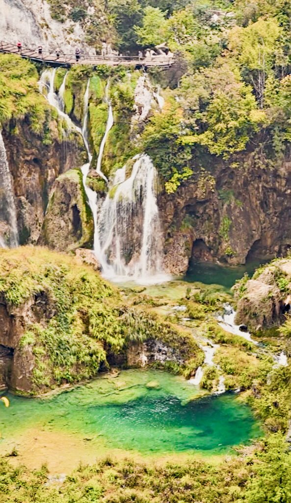 Plitvice Lakes Waterfall